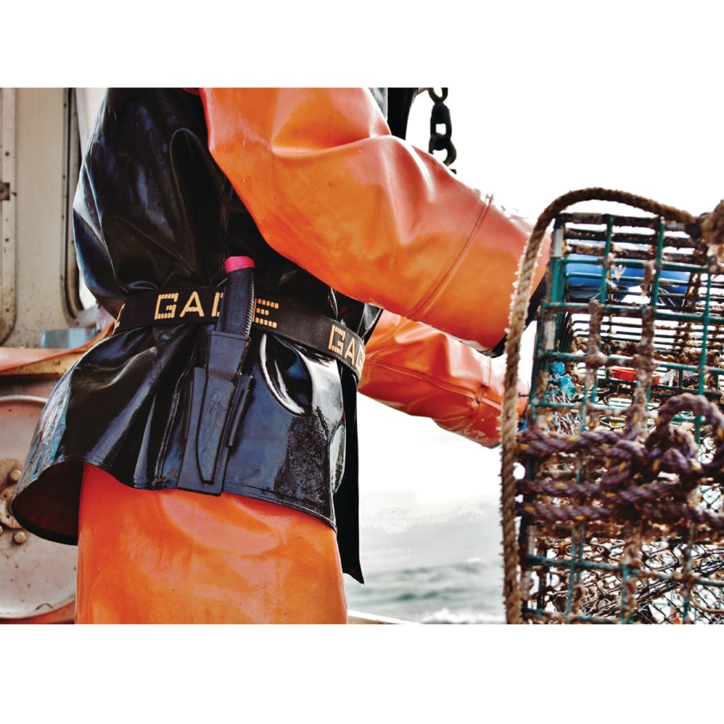 Elastic Logo Knife Belt