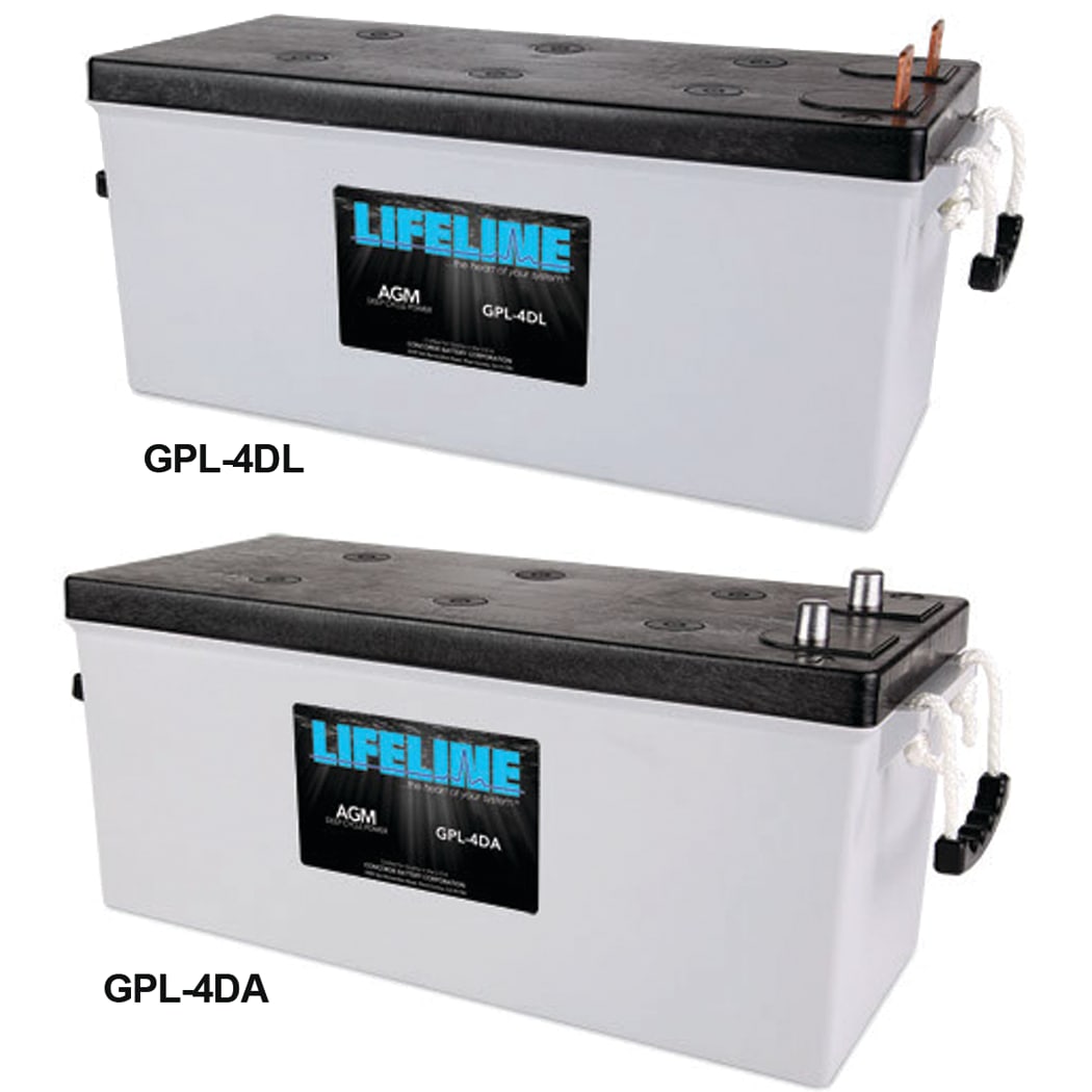 12V Lifeline 4D AGM Deep Cycle Battery - 210 Ah