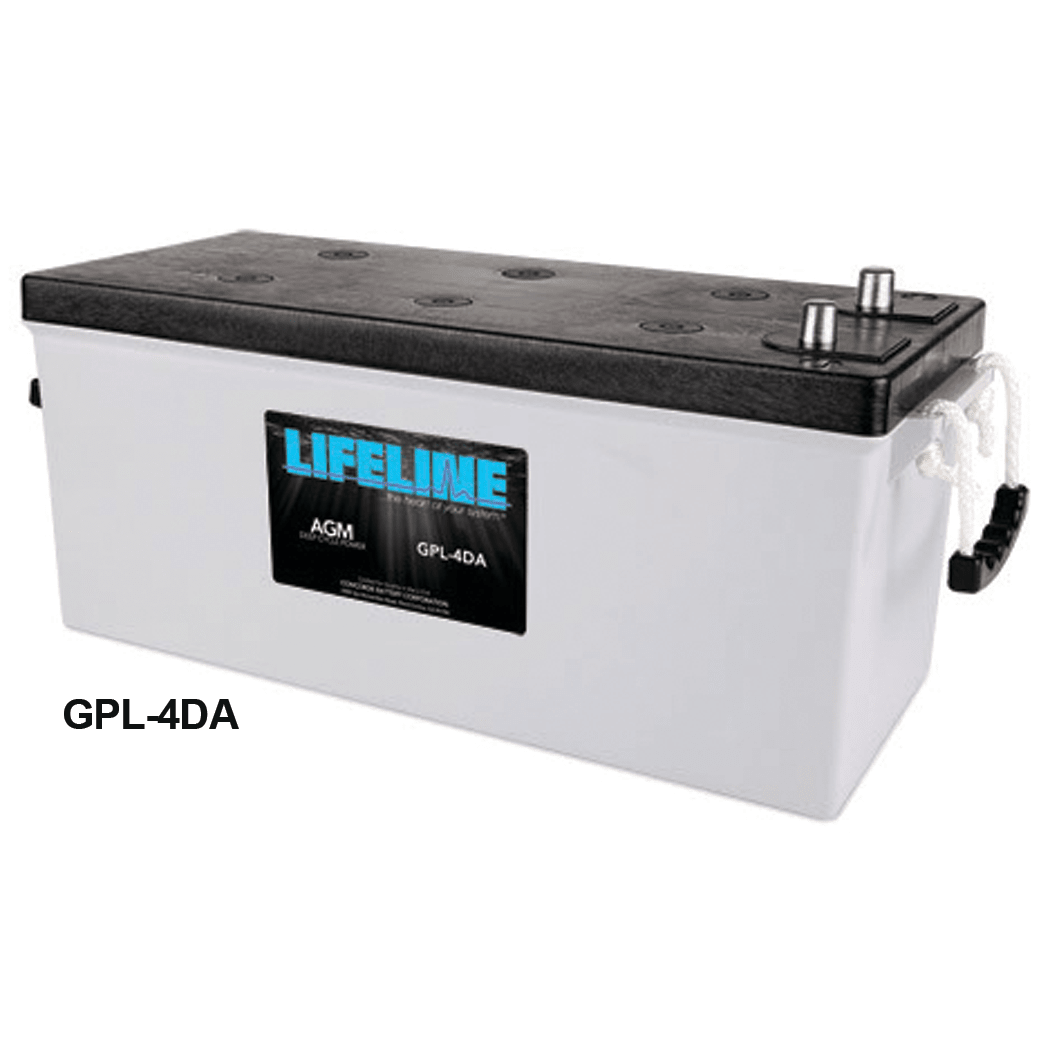 Lifeline 4D AGM 12V Deep Cycle Batteries Fisheries Supply