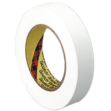 1IN WHT LOW TACK PAPER TAPE (36YD)