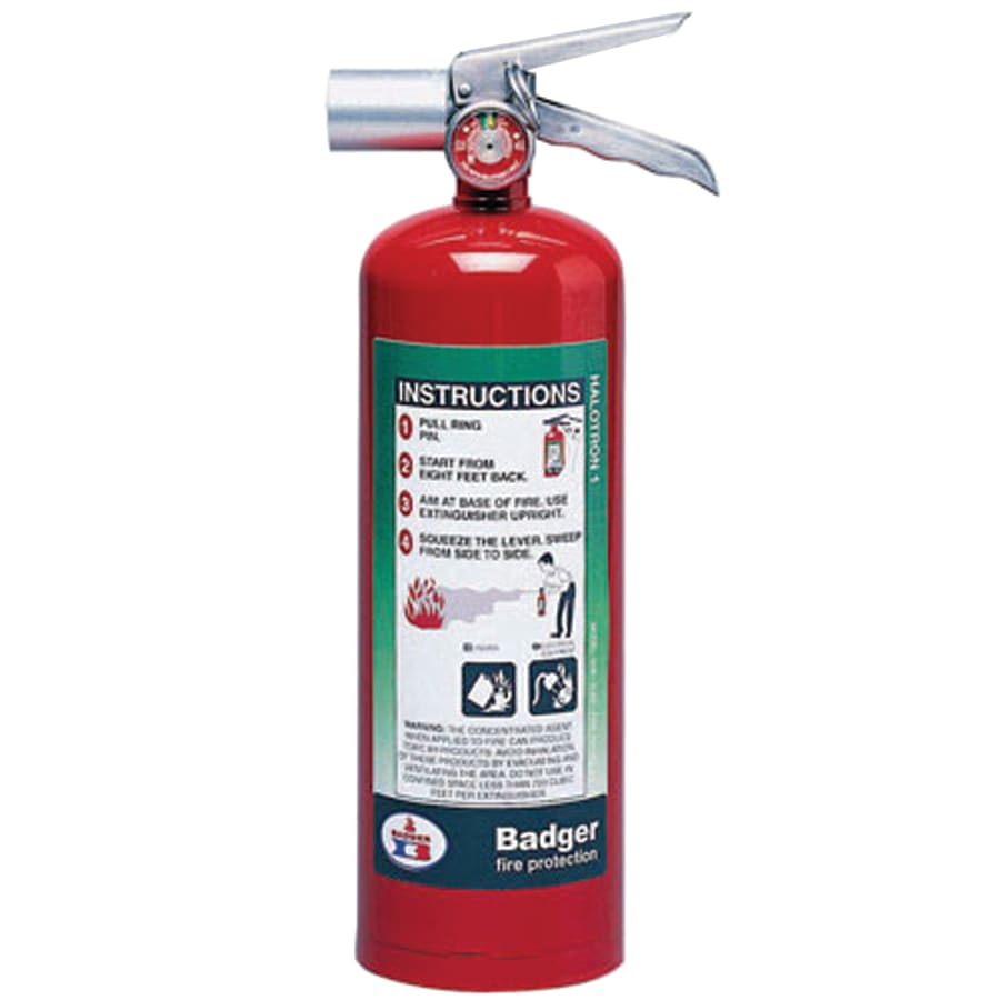 Badger Halotron-1&trade; 5 lb Extinguisher - Class 5-B:C