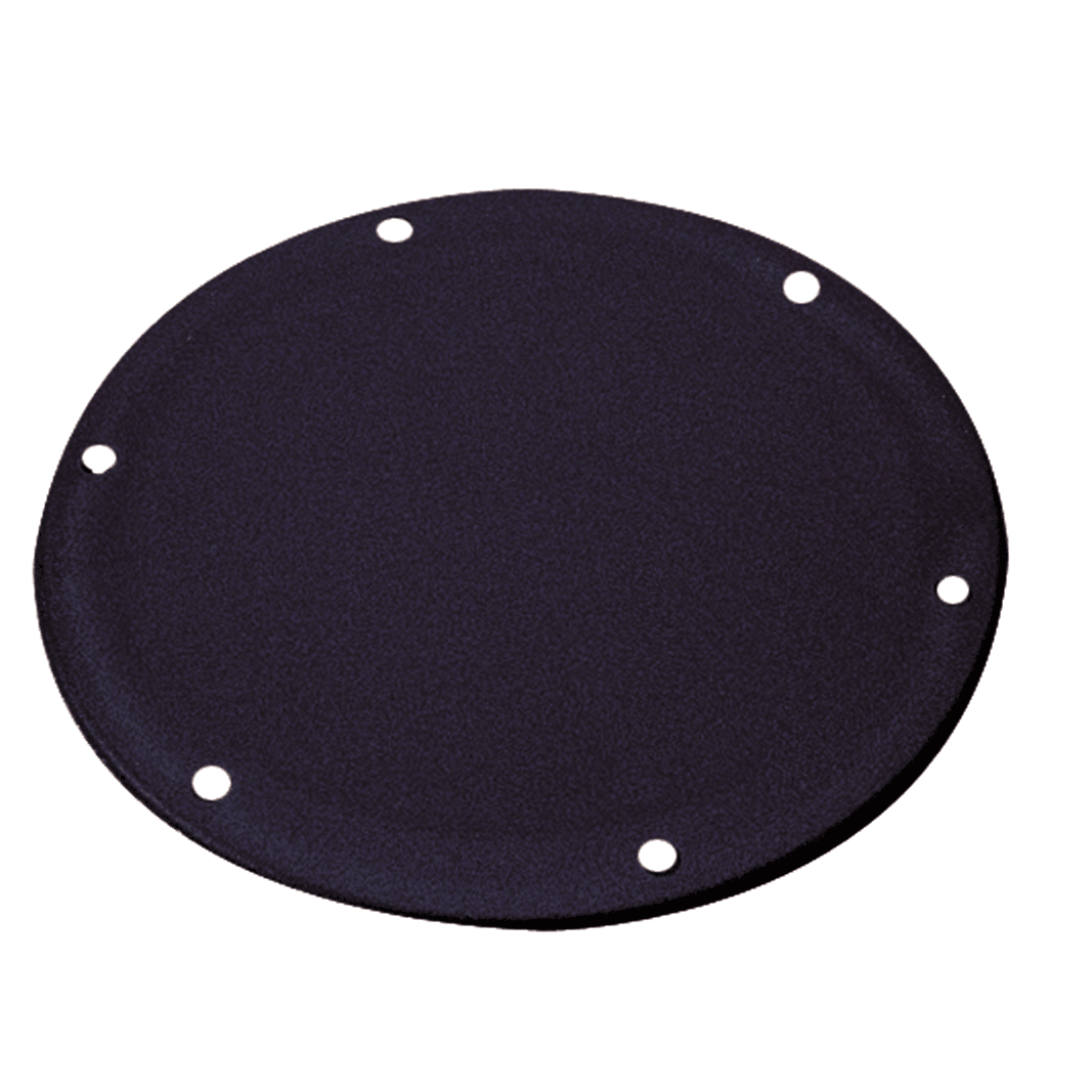 6-3/8IN BLK DECK INSPECTION PLATE