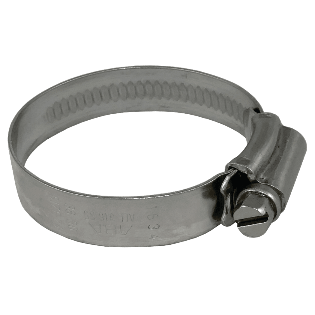 316 SS Premium Solid Band Hose Clamps