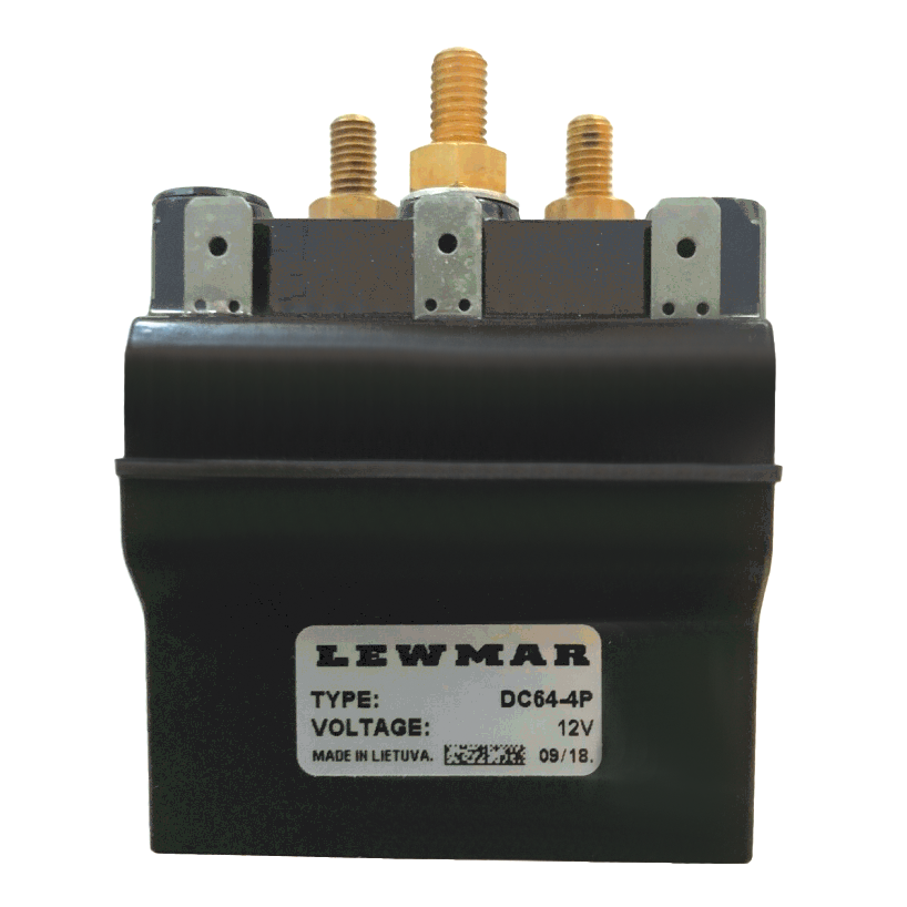 Front View of Lewmar Windlass Dual Direction Compact Sealed Contactor / Solenoids