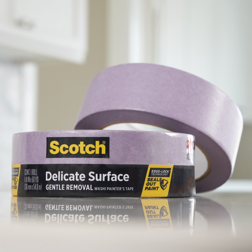 2080 Delicate Surface Purple Painter's Masking Tape Safe Release