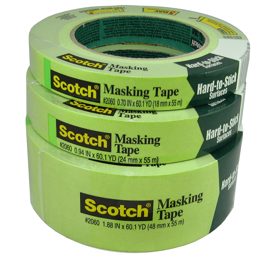 2060 Masking Tape for Hard-to-Stick Surfaces