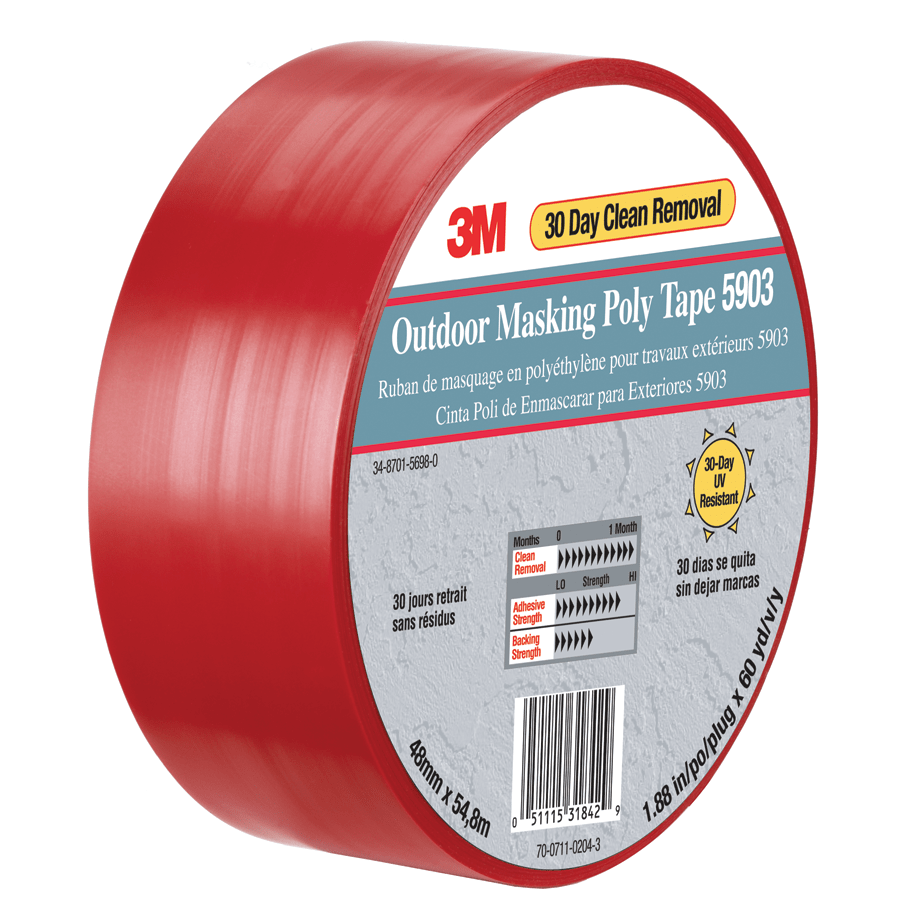 5903 Outdoor Polyethylene Backed Masking Tape