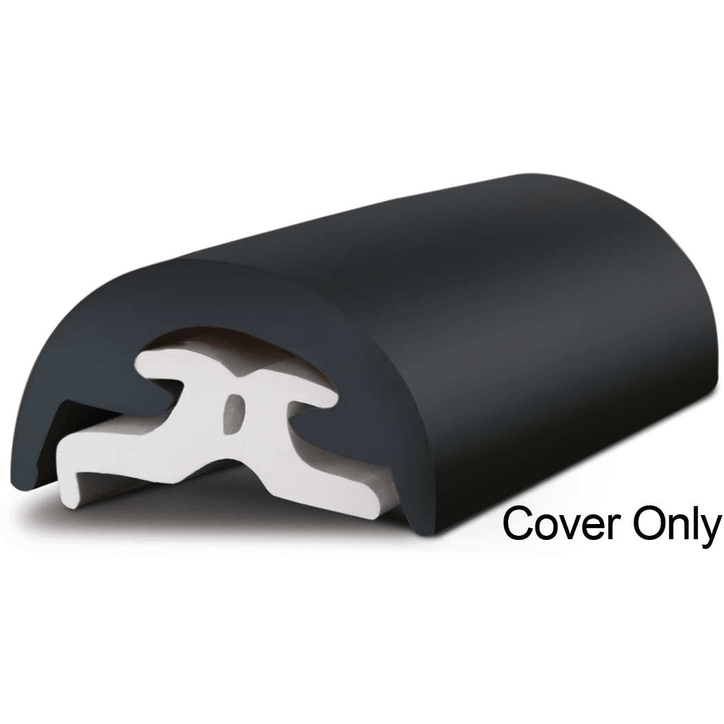 Radial Rub Rail - Soft External Cover - Black 2