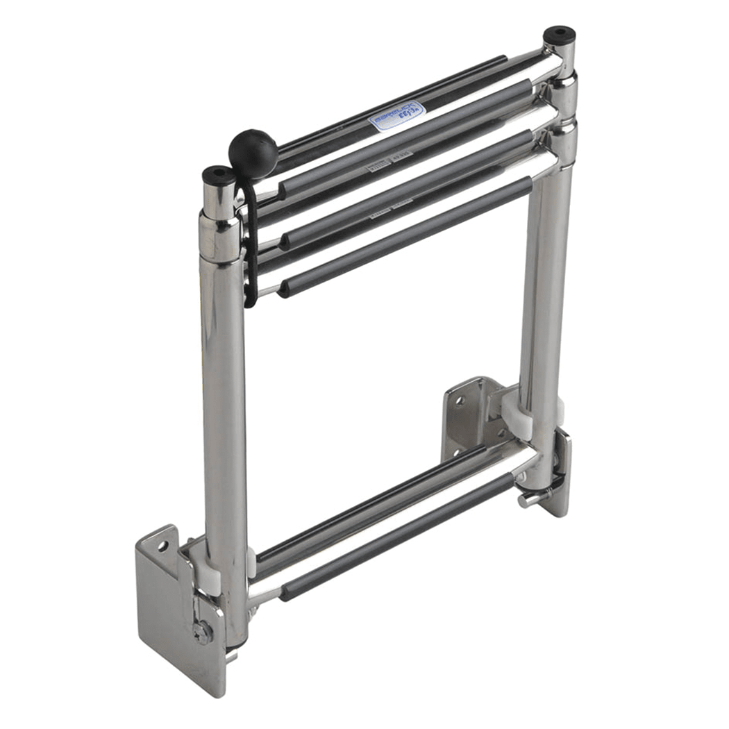 Garelick 19683 Telescoping 3Step Transom Ladder Fisheries Supply