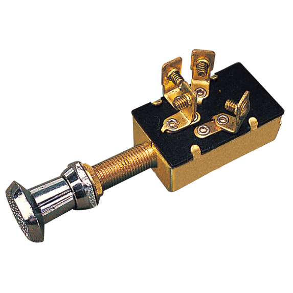 BRASS 3 POSITION SWITCH (2 CIRCUIT)