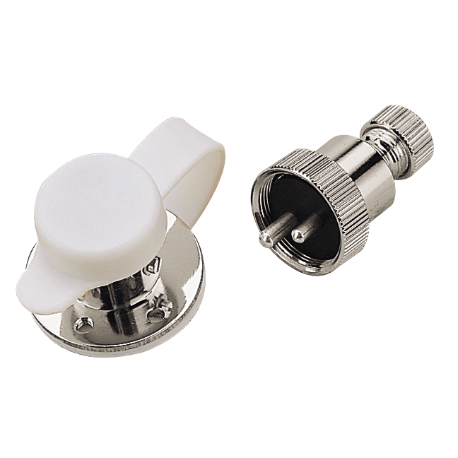 Polarized Electrical Connector - Chrome Plated