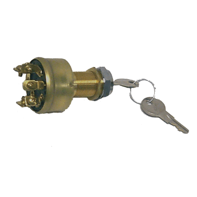 Ignition Switch- Brass Style