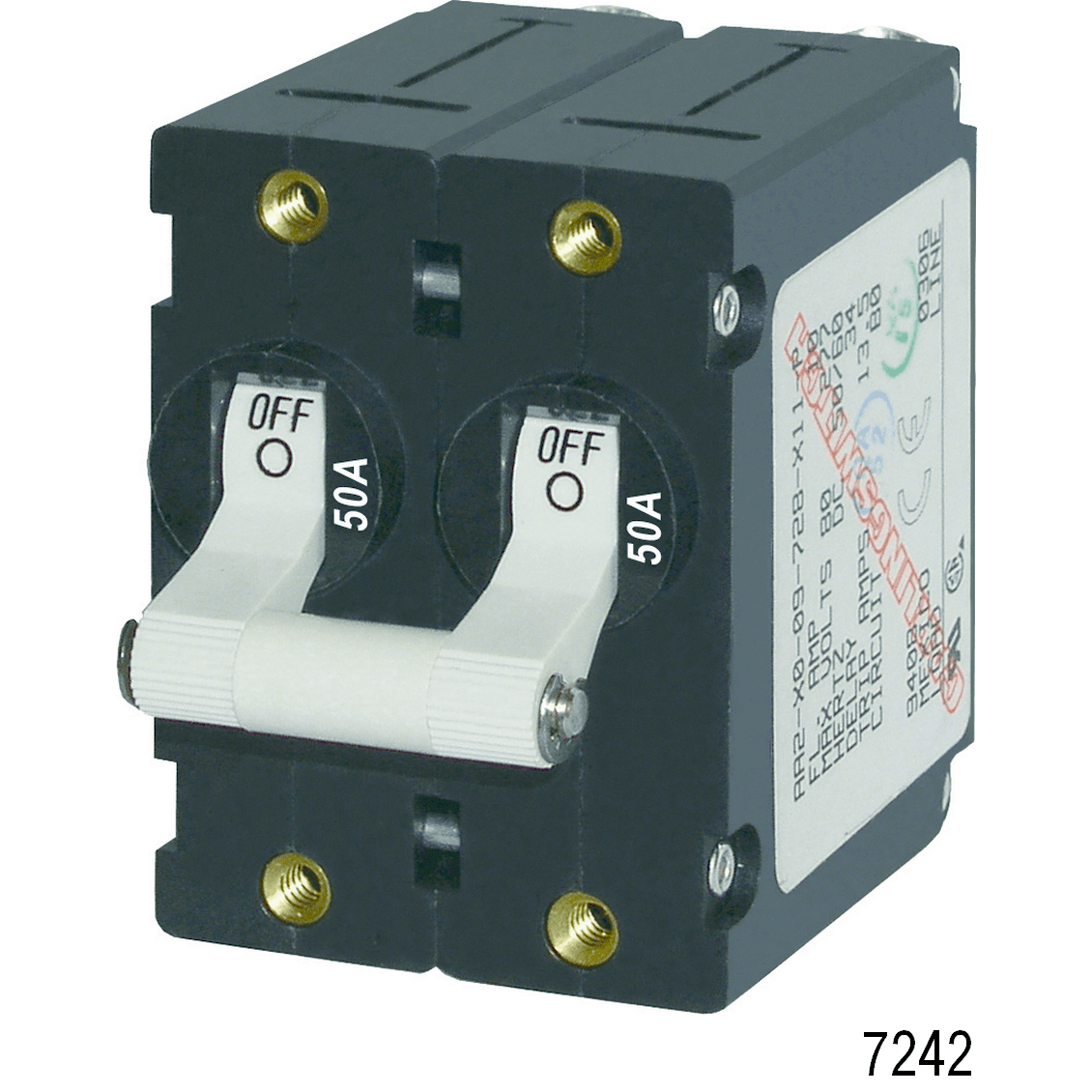 AC/DC Double Pole Circuit Breakers Blue Sea Systems Fisheries Supply