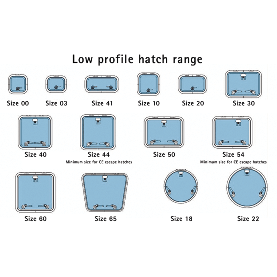 LEWMAR Spare Hatch Seal, Size 44 | West Marine