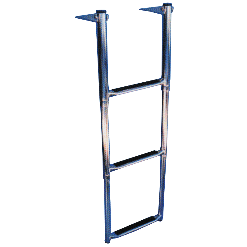 Over Platform Telescoping Drop Ladders