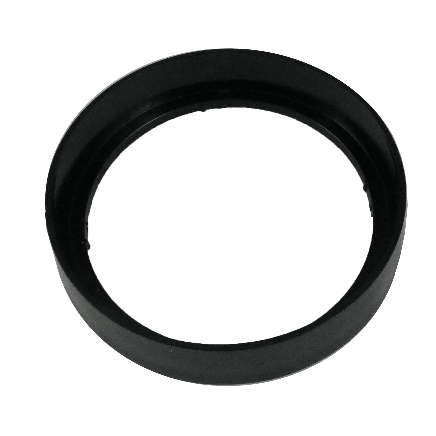 top view of Aetna Engineering Black Plastic Trim Ring