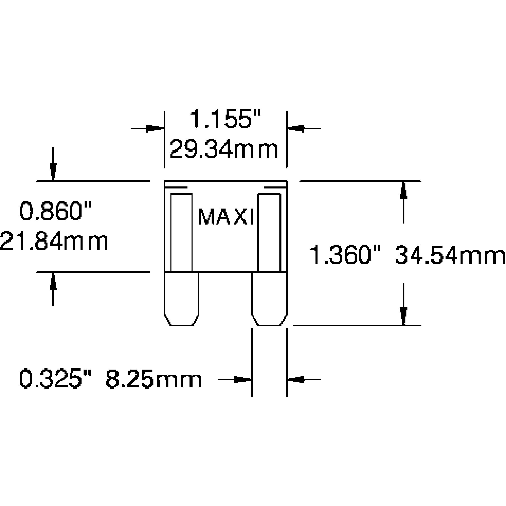 MAXI Fuses Blue Sea Systems Fisheries Supply