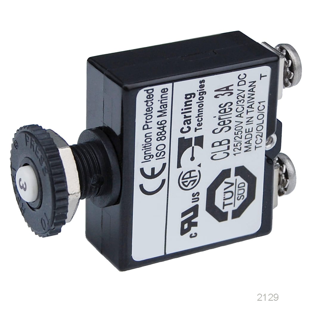 Push Button Reset Screw Terminal Thermal Circuit Breakers Blue Sea