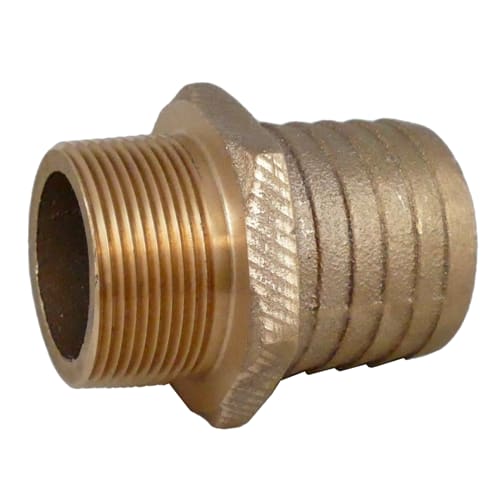 00hn150200 of Buck Algonquin Straight Pipe to Hose Adapters - Cast Bronze