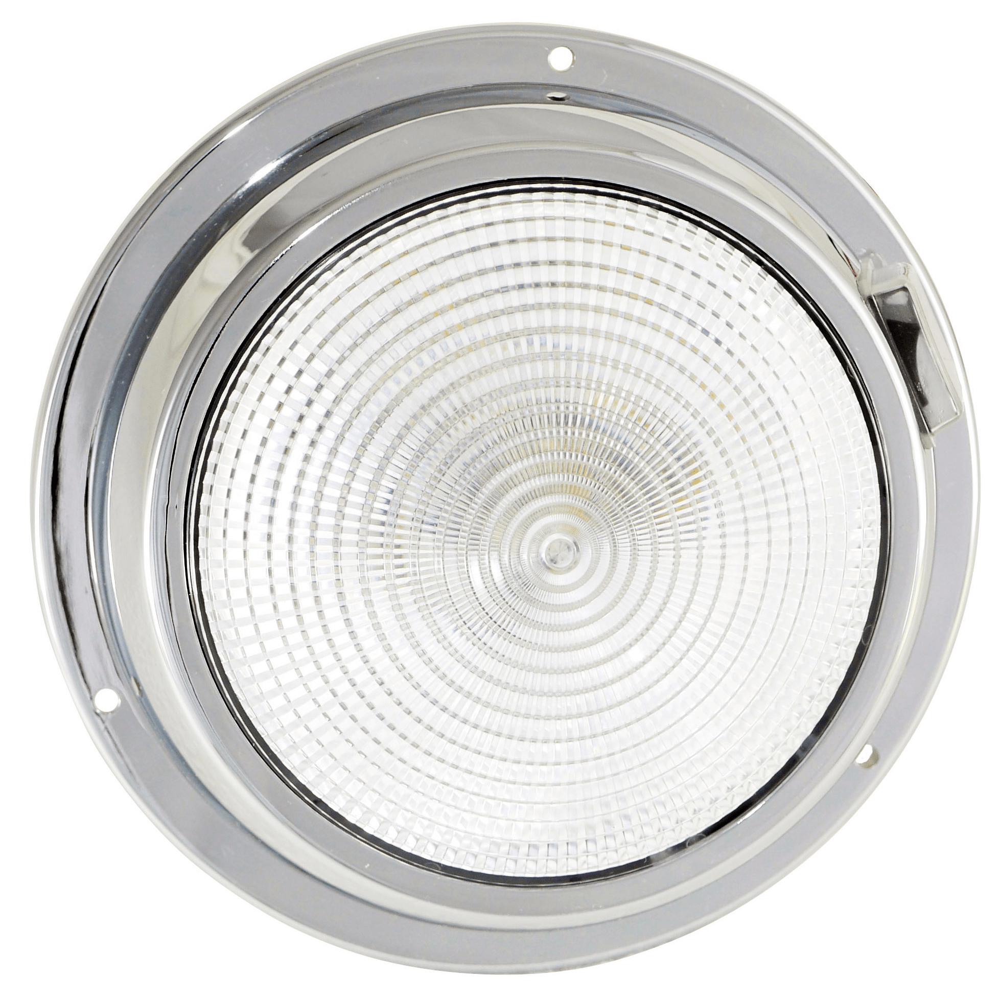 Dr LED 5-1/2" Chromed Mars LED General Purpose Dome Light - Red / White