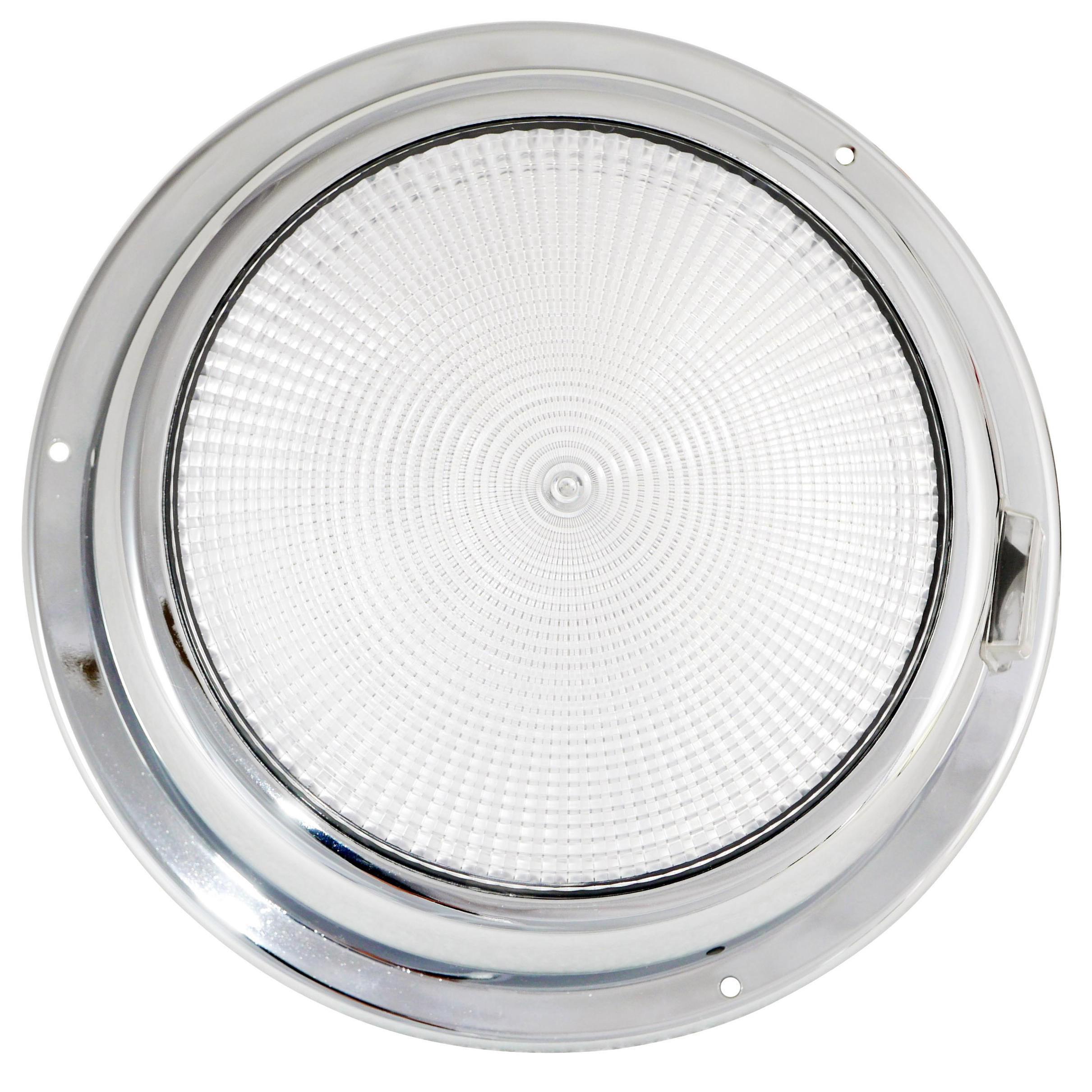 Dr LED 6-3/4" Chromed Mars LED General Purpose Dome Light - Red / Warm White