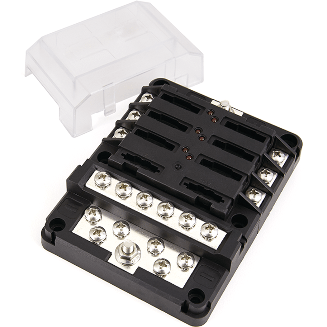Ring Terminal Fuse Blocks with Blown Fuse LEDs
