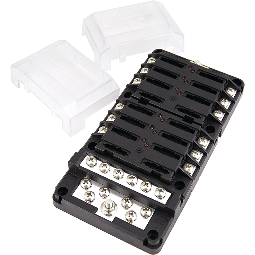 Ring Terminal Fuse Blocks with Blown Fuse LEDs