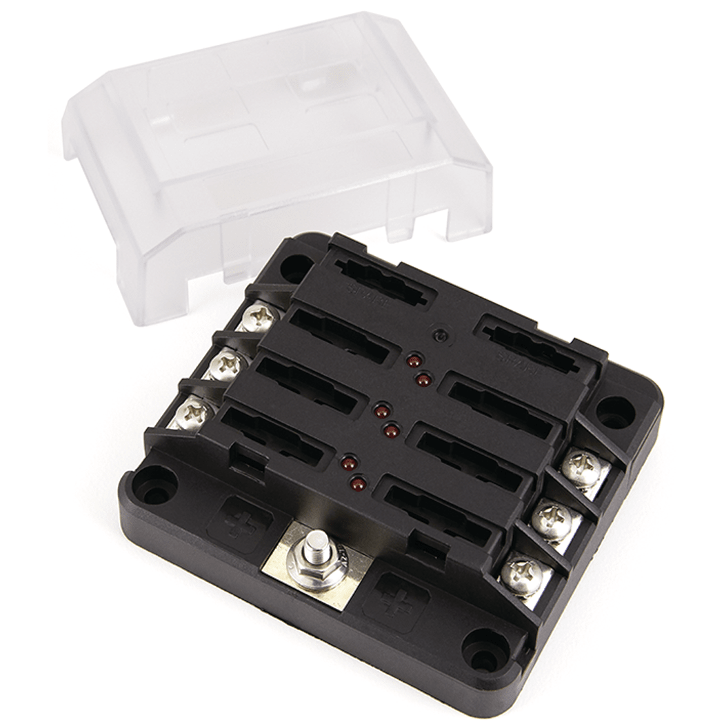 Ring Terminal Fuse Blocks with Blown Fuse LEDs