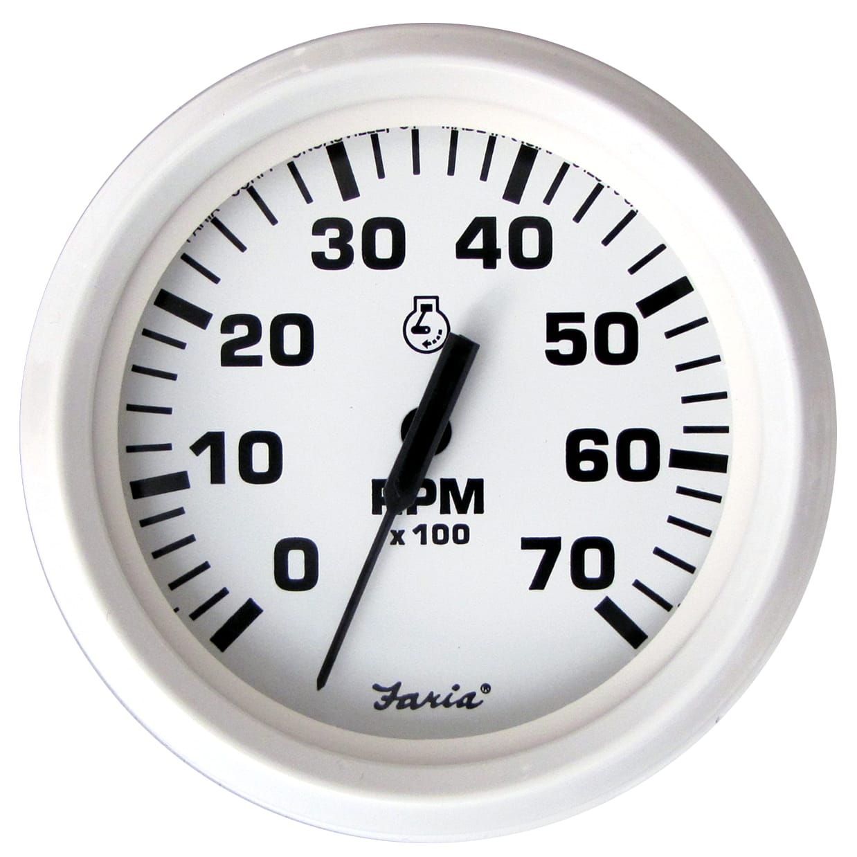 33104 front view of Faria Dress White Gauges