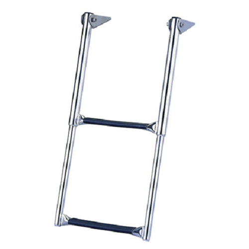 Over Platform Telescoping Drop Ladder, 2 Step