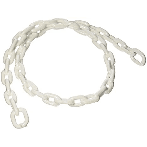 white of Greenfield Products Anchor Lead Chain 5'