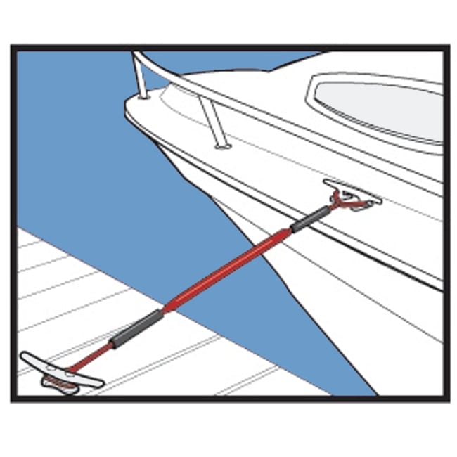 illustration of Greenfield Products Dock Buddy Stretch Dock Lines
