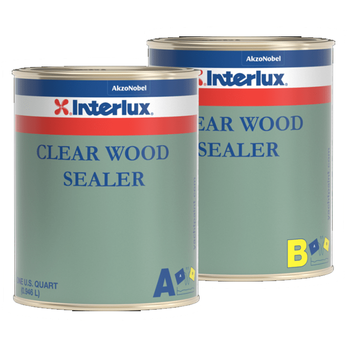 combo of Interlux Clear Wood Sealer - Base