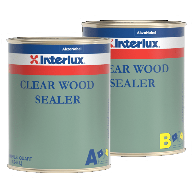 combo of Interlux Clear Wood Sealer - Curing Agent