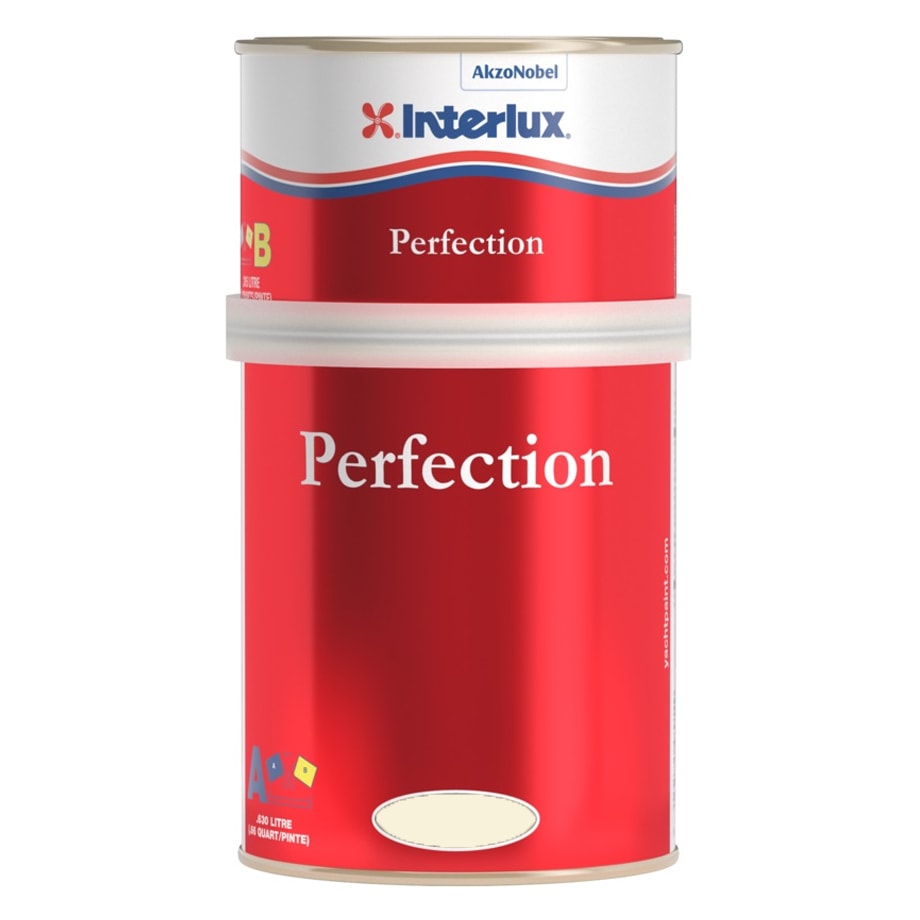 yhs253kit of Interlux Perfection Pearl White Two Component Topcoat Paint