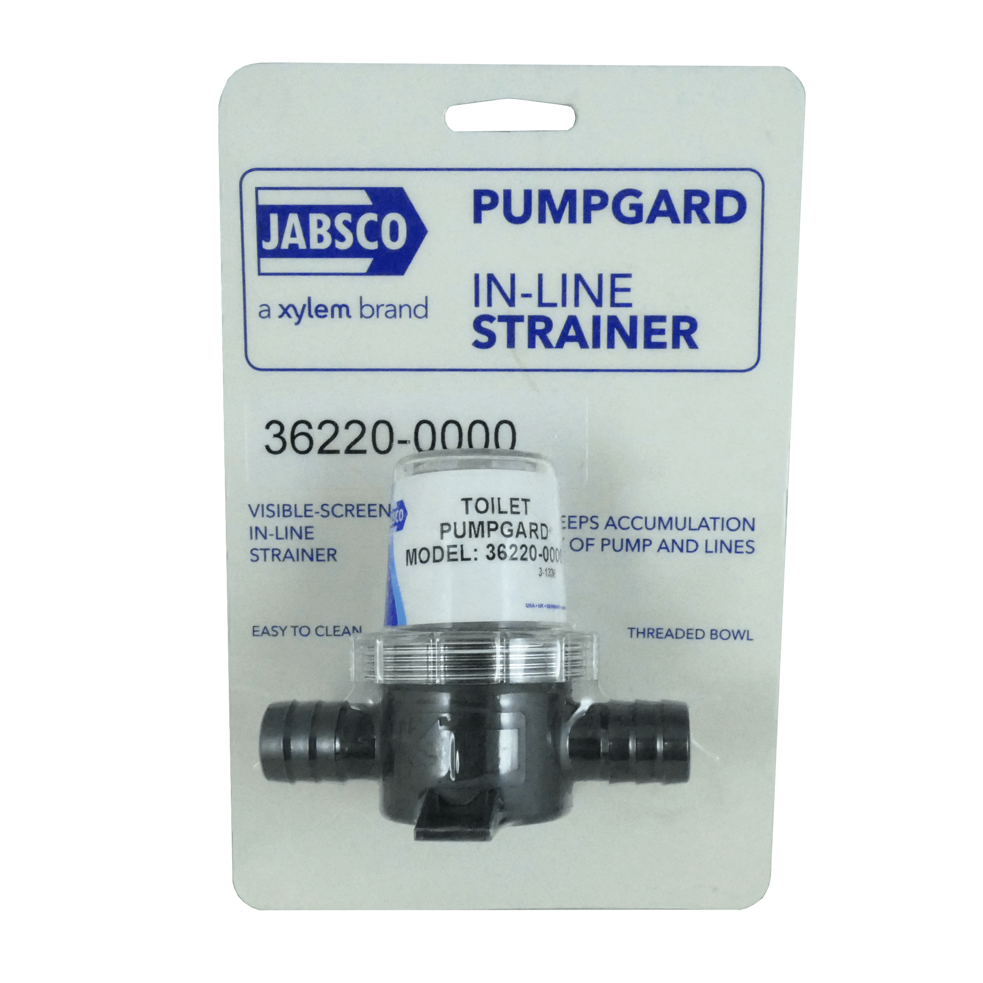 Pumpgard InLine Strainers Jabsco Fisheries Supply