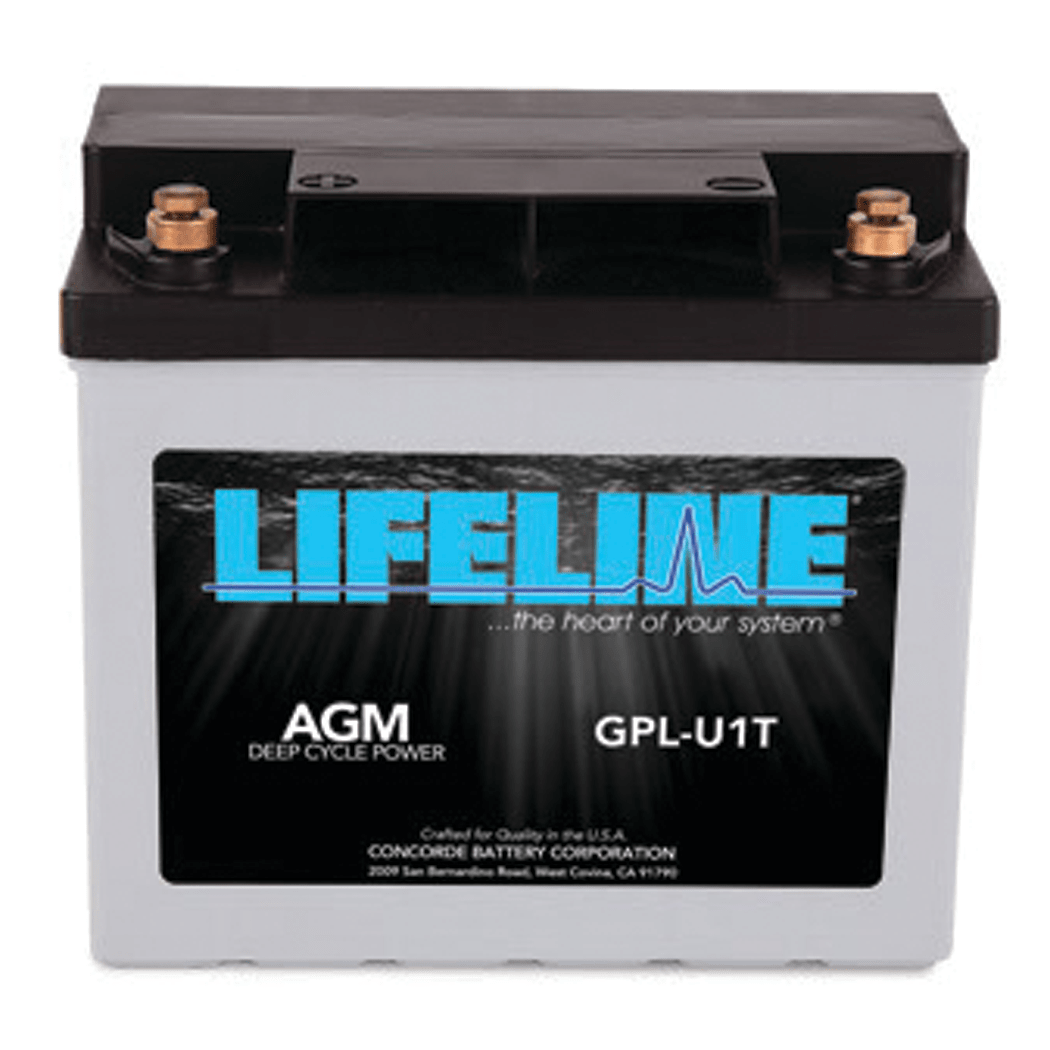 GPL-U1T AGM Battery of Lifeline Group U1T AGM Deep Cycle Battery - 33 Ah