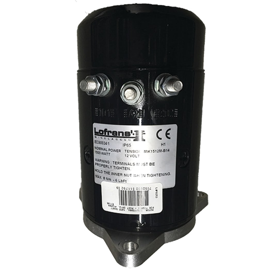 Lofrans Windlass Motor Replacements Fisheries Supply
