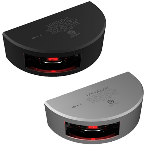 main of Lopolight 2 NM Port Side LED Nav Light - All Vessels Less Than 50m, Vert Mnt