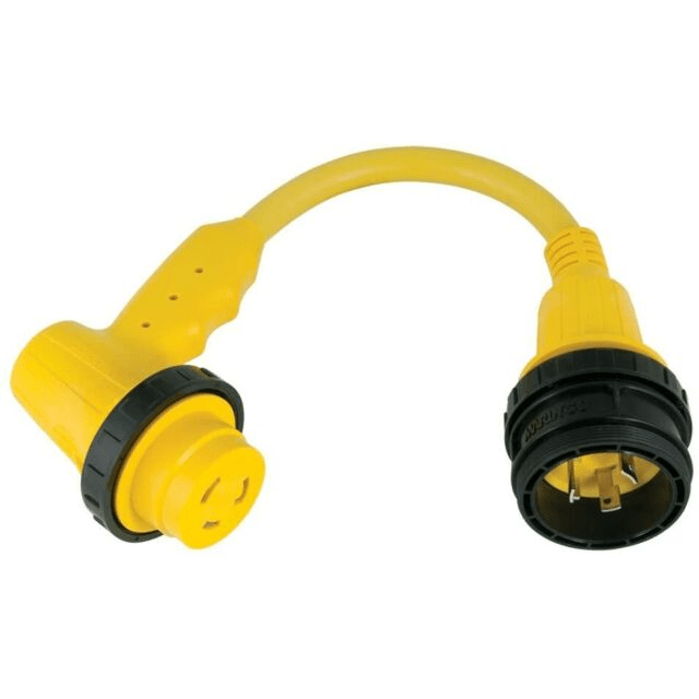1rpc of Marinco Right Angle Cordset Adapter - 30A & 50A
