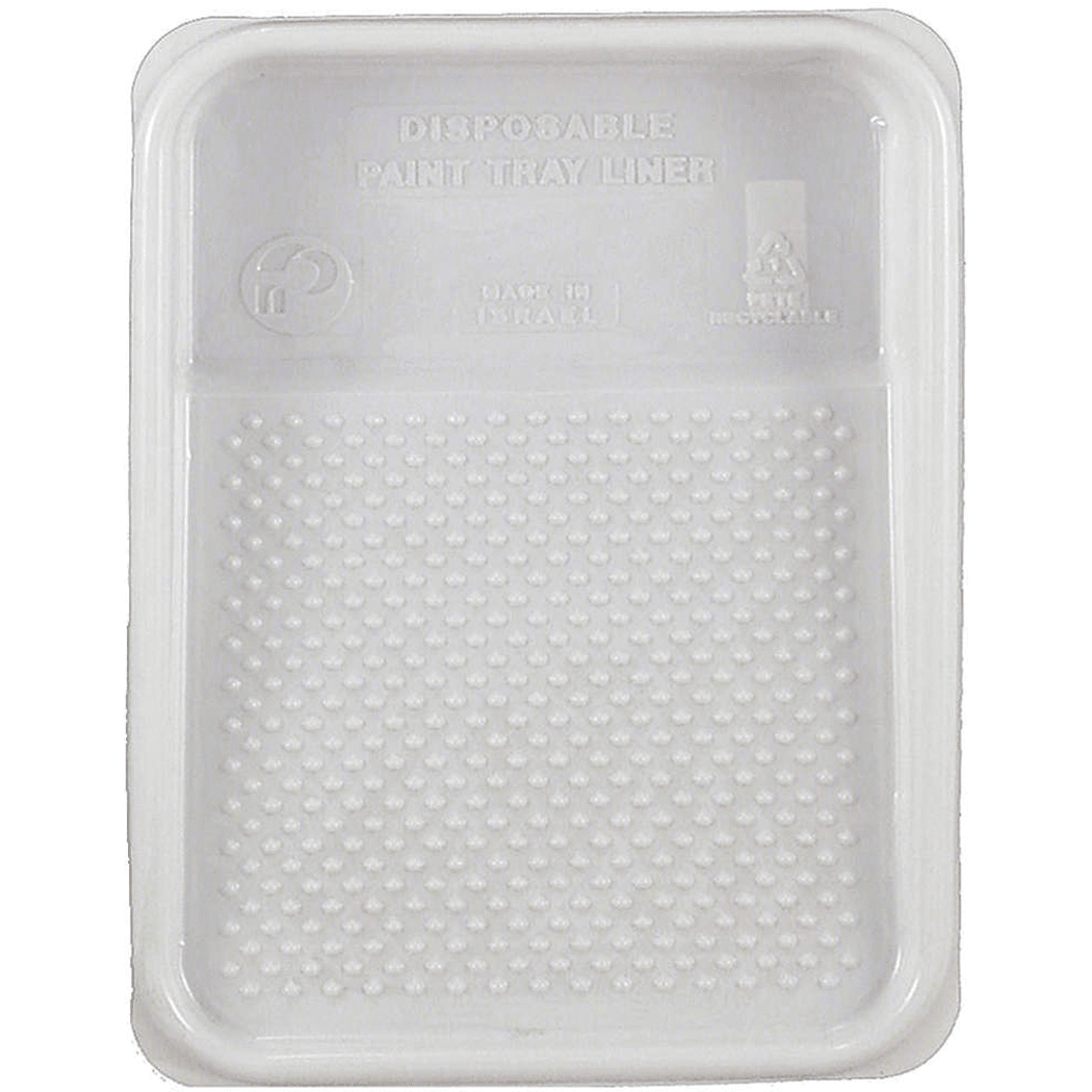 Disposable Paint Tray Liner - White Plastic