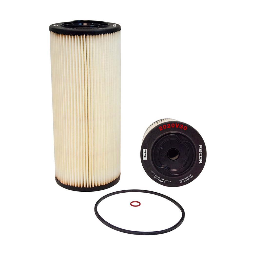 30 Micron Turbine Filter Element of Racor 2020V Turbine 1000 V-Series Replacement Filter Elements - 10" Tall