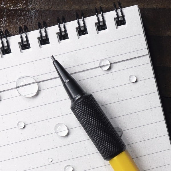 in use of Rite in the Rain Mechanical Clicker Pencil