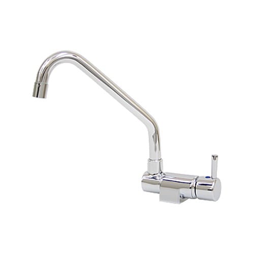 Mini Compact Folding Mixer with Double Bend Spout