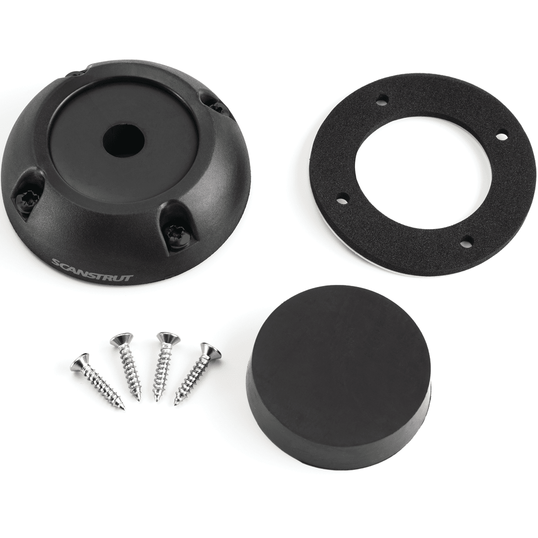 Scanstrut DS21A-P-BLK Deck Seal Connector - Waterproof Cable Seal For Marine Cables 4-9mm