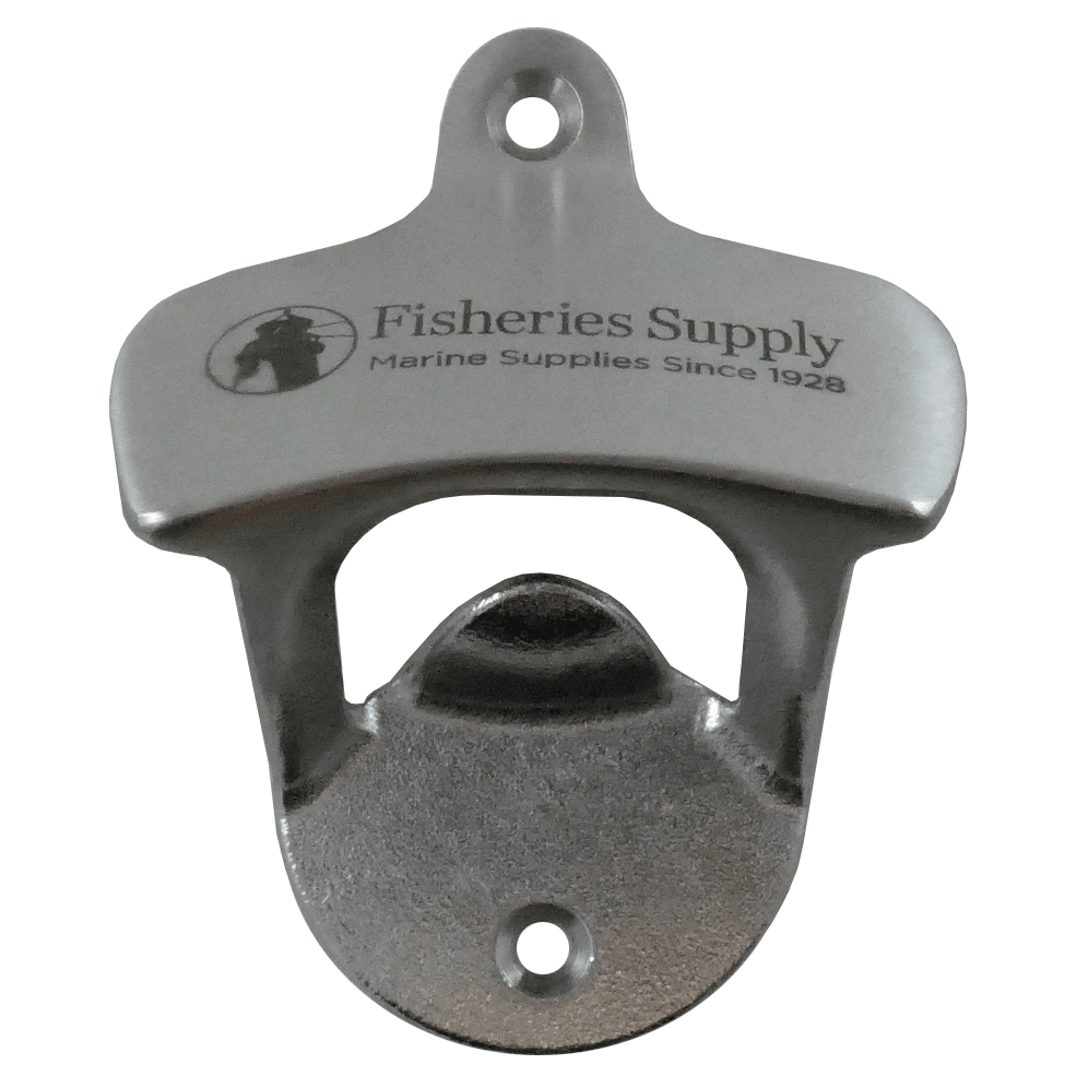 front view of Sea-Dog Line Bottle Opener with Fisheries Logo