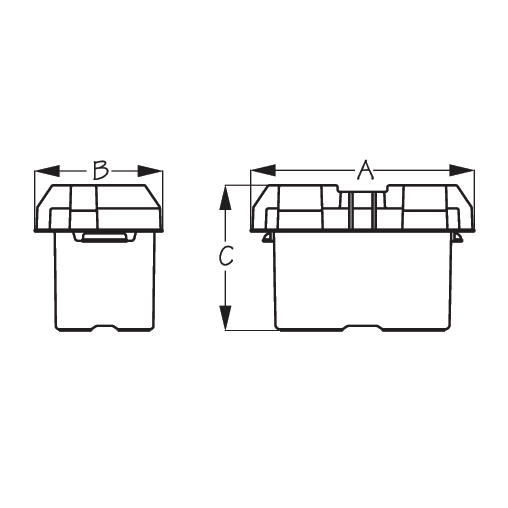 thumbnail image 2 of Shop Attwood Powerguard Battery Box 27 Series For Sale | Online Boating & Marine Store | Vance 2 of 14