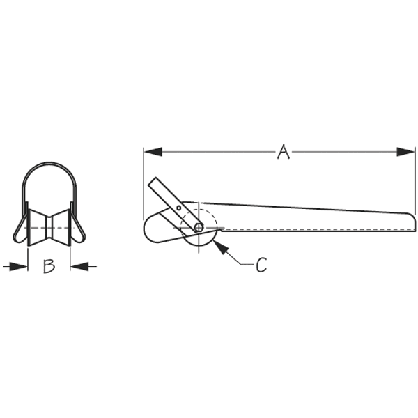 Medium Anchor Bow Roller