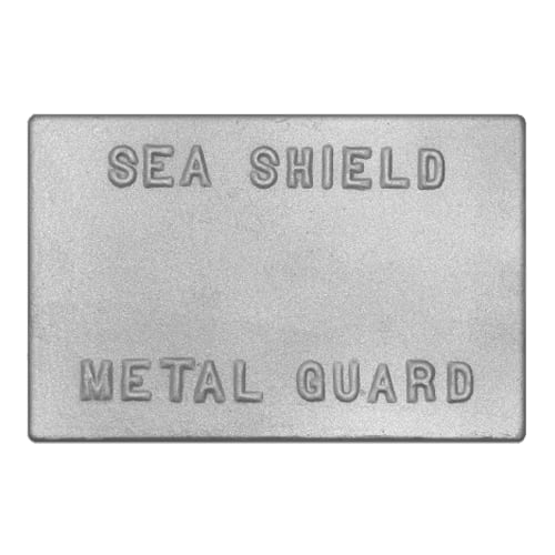 3-4 of Sea Shield Marine Drillable Solid Plate Anodes - Zinc