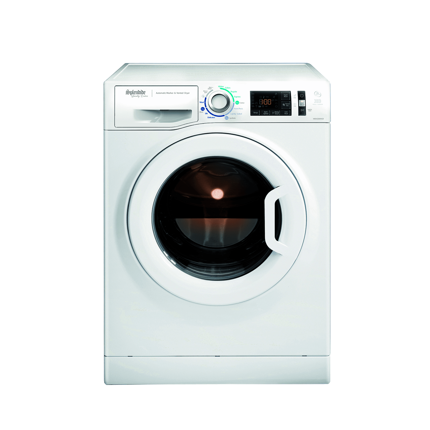 wdv2200xcd of Splendide WDV2200XCD Vented Combo Washer and Dryer
